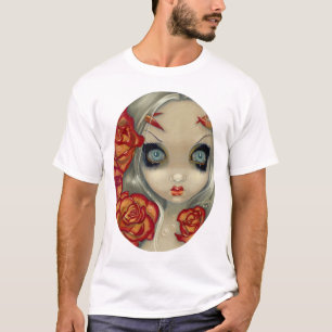 T-shirt Fantôme d'une chemise féerique gothique de rose
