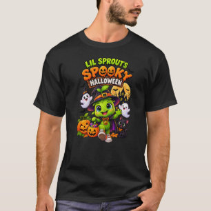 T-shirt fantôme mignon Halloween effrayant