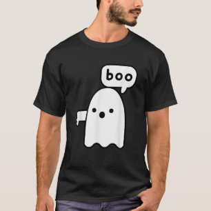 T-shirt Fantôme pouce vers le bas criant Boo désapprobatio