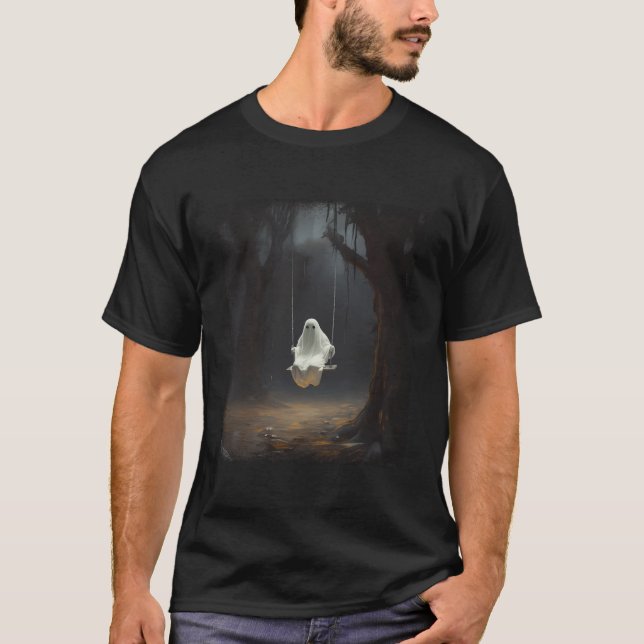 T-shirt Fantôme Sur Une Couture Dans La Forêt Costume Hall (Devant)