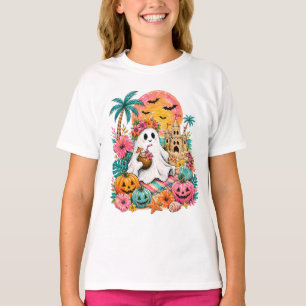 T-shirt Fantôme tropical d'Halloween