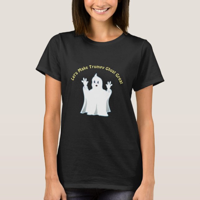 T-shirt Fantôme Trumpy Halloween (Devant)