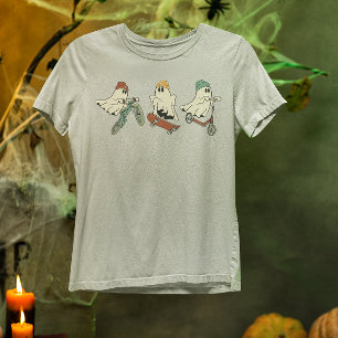 T-shirt Fantômes Cool en Skateboard et Vélo