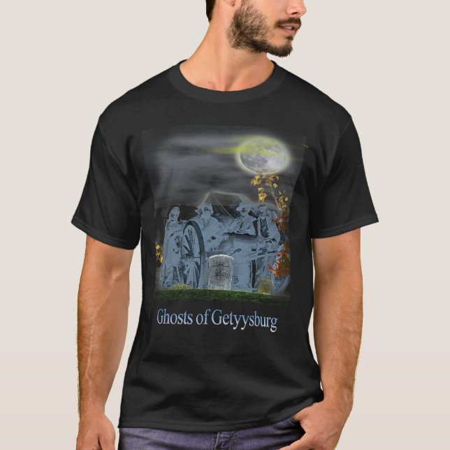 T-shirt fantômes de gettysburg (Devant)