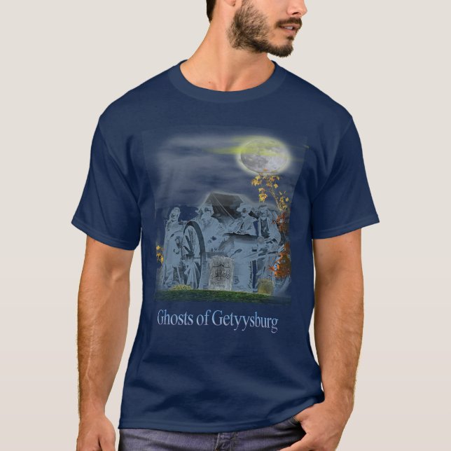T-shirt fantômes de gettysburg (Devant)