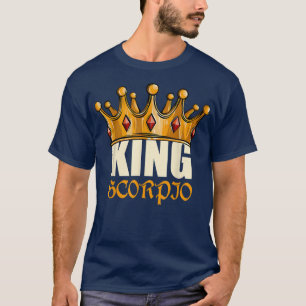 T-shirt Fantômes King Scorpio Zodiac Birthday Horoscope As