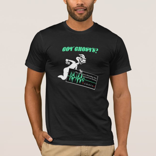 T-shirt Fantômes obtenus ? Noir (Devant)