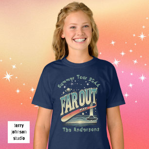 T-shirt Far Out Man Retro 60's Slogan Famille personnalisé