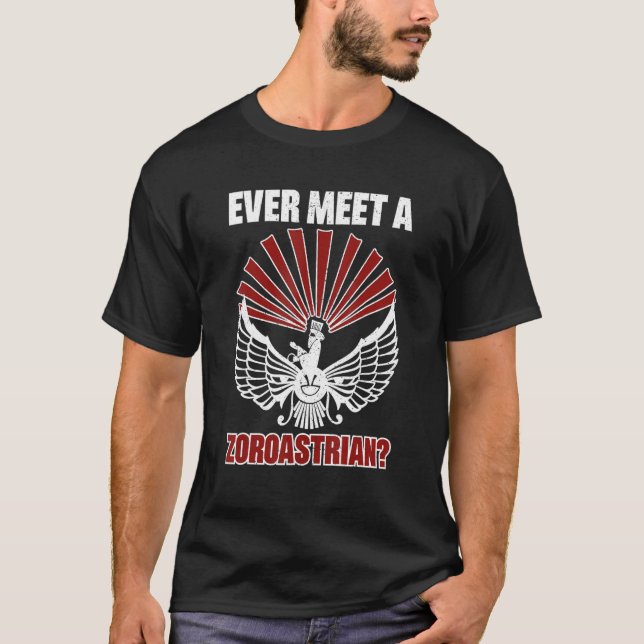T-shirt Faravahar Zoroastrianism Zarathustra Symbol philos (Devant)