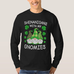 T-shirt Farces Avec Mes Gnomes Gnome de la Saint-Patrick