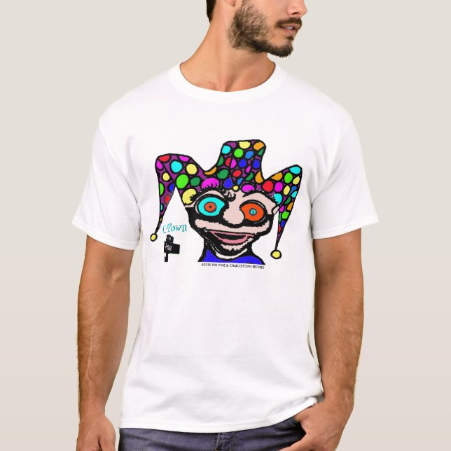 T-shirt Farceur psychédélique de C-Ville de 901 pins (Devant)