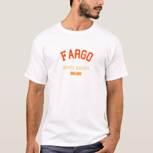 T-shirt Fargo North Dakota 1871 Vintage Et Retro Twin Citi