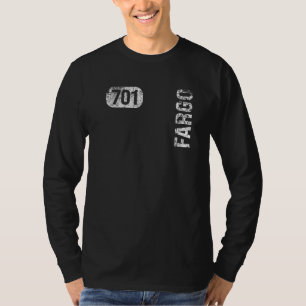 T-shirt Fargo North Dakota 701 Indicatif régional Retro Vi