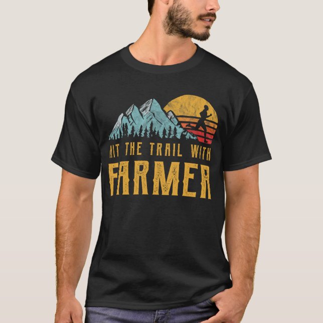 T-shirt FARMER Family Running - Touchez le sentier avec FA (Devant)