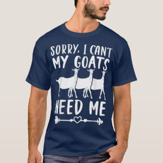 T-shirt Farmer Goat Lover Farm Animal Lover Farming Funny 
