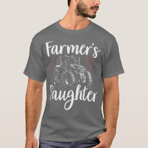 T-shirt Farmers Fille I Farming Ranch Girl Premium