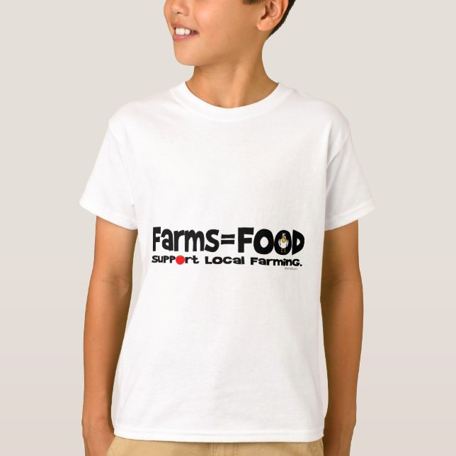 T-shirt Farms=Food (Devant)