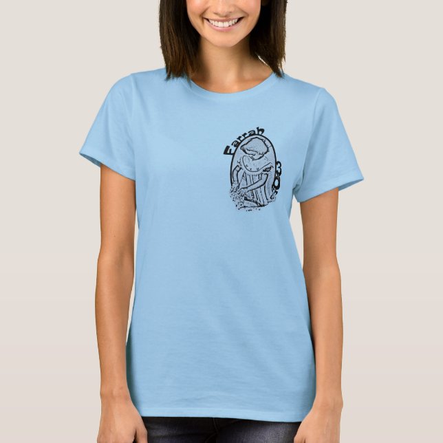 T-shirt Farrah - rose - lumière (Devant)