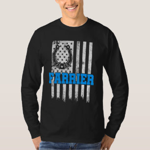 T-shirt Farrier Horseshoe Hoof Trimming Equine Shoe 3