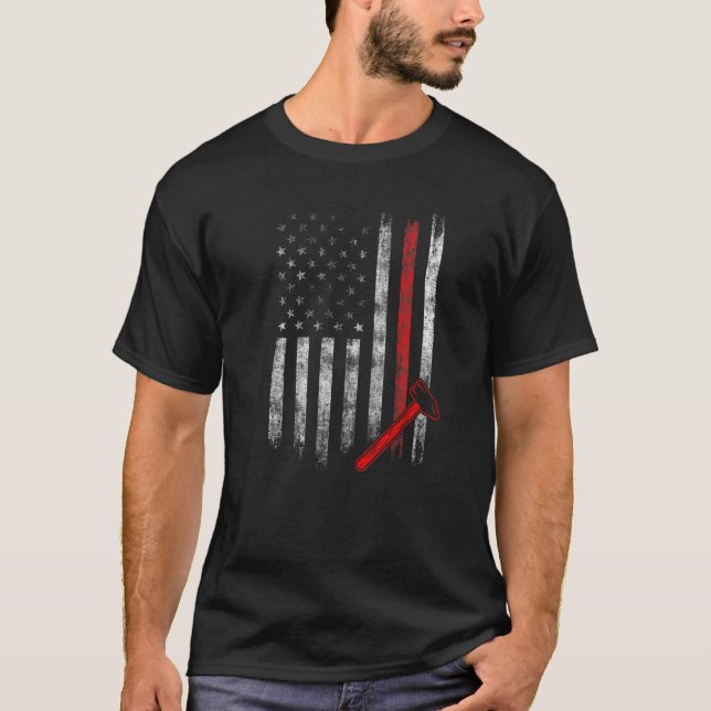 T-shirt Farrier Horseshoe Hoof Trimming Equine Shoeing     (Devant)