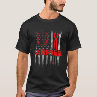 T-shirt Farrier Horseshoe Hoof Trimming Equine Shoing