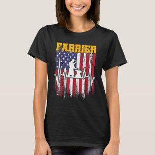 T-shirt Farrier Horseshoe Hoof Trimming Equine Shoing 5