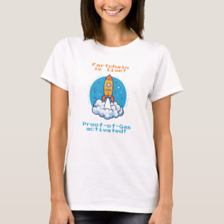 T-shirt Fartchain : Édition Preuve de gaz