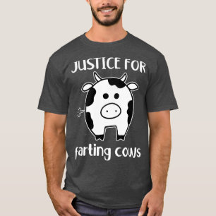 T-shirt Farting Cows Climate Change Funny