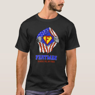 T-shirt Fartman Aller De L'Avant Tirer Mon Doigt, Drapeau 