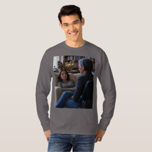 T-shirt Fascination Avec Canards hommes gris chemise à man