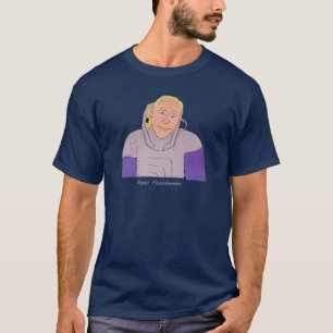 T-shirt Fassbender de papier