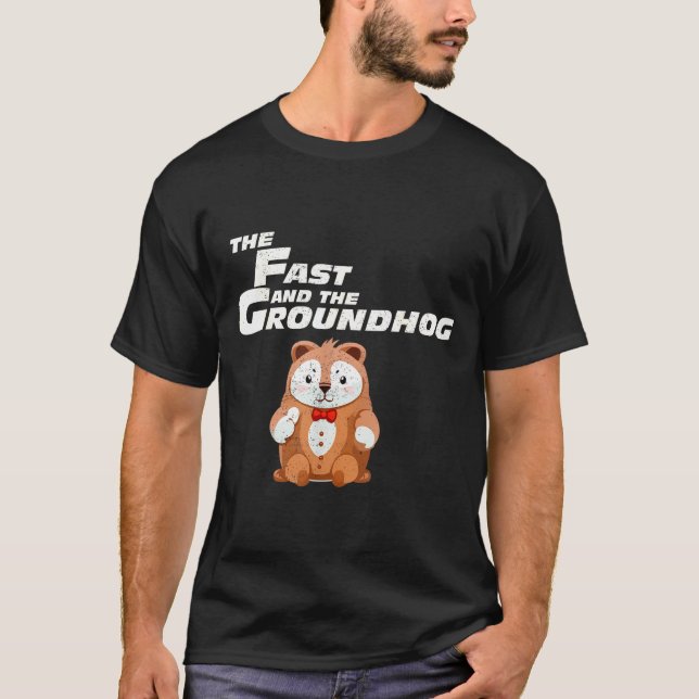 T-shirt Fast Repetitive Groundhog Day Funny _1  (Devant)