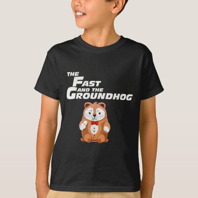 T-shirt Fast Repetitive Groundhog Day Funny _1  (Devant)