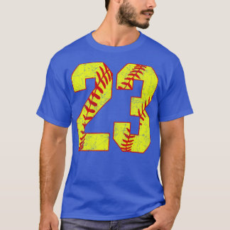T-shirt Fastpitch Softball Numéro 23 23 Softball Jersey U
