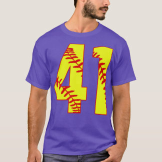 T-shirt Fastpitch Softball Numéro 41 41 Softball Jersey U