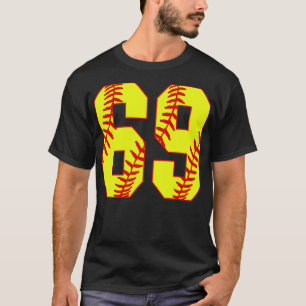 T-shirt Fastpitch Softball Numéro 69 69 Softball Jersey U