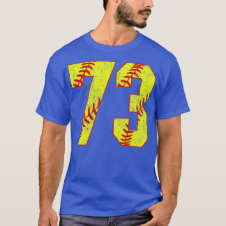 T-shirt Fastpitch Softball Numéro 73 73 Softball Jersey U