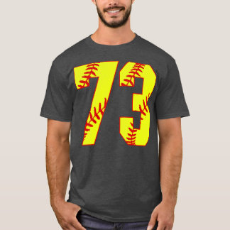 T-shirt Fastpitch Softball Numéro 73 73 Softball Jersey U