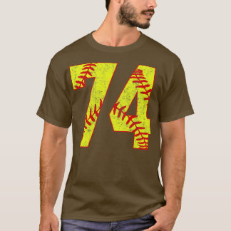 T-shirt Fastpitch Softball Numéro 74 74 Softball Jersey U