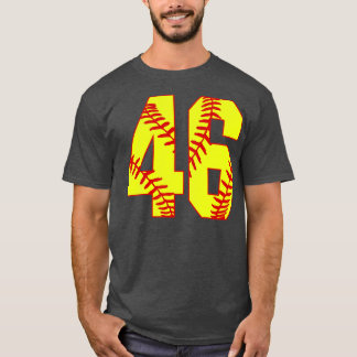 T-shirt Fastpitch Softball Numéro Softball Jersey Uniforme