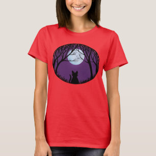 T-Shirt Fat Chat Femme Chemises Jersey Lady's