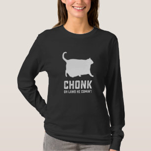 T-shirt Fat Daddy Chat Mème Chonk Chat Papa
