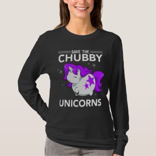 T-shirt Fat Rhino Chubby Unicorn Rhinoceros Sauvez Le Chub