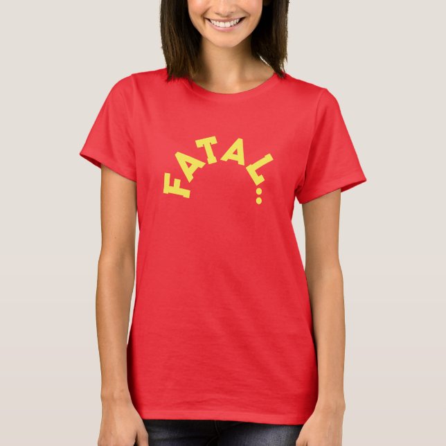 T-shirt "Fatal Allure : Deep Red Women's" (Devant)