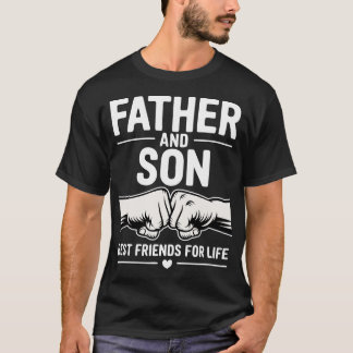 T-shirt Father and Son Fist Bump Unbreakable Bond Family