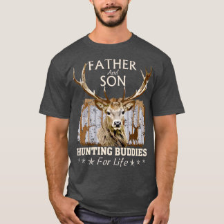 T-shirt Father and Son Hunting Buddies For Life Gift
