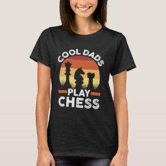 T-shirt Father s Day Chess Player Retro Cool Dads Play Che