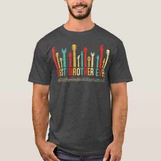 T-shirt Fathers Day Best Brother Ever Guitar Lover Guitari