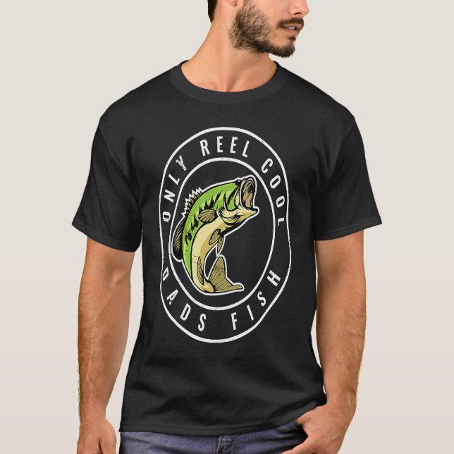 T-shirt Fathers Day Fishing Only Reel Dads Fish For Dad (Devant)