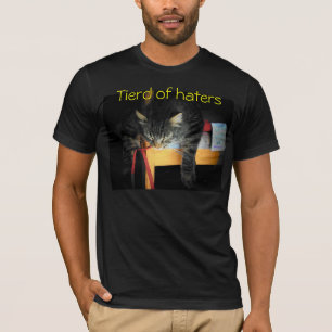 T-shirt Fatigué des chats haineux